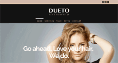 Desktop Screenshot of duetosalon.com